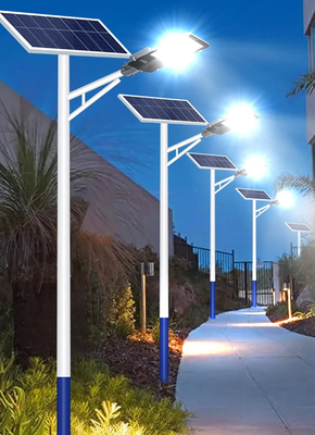 Solar LED Street Light, Aluminum + PC, 400*220*50mm, 6000K Color Temperature